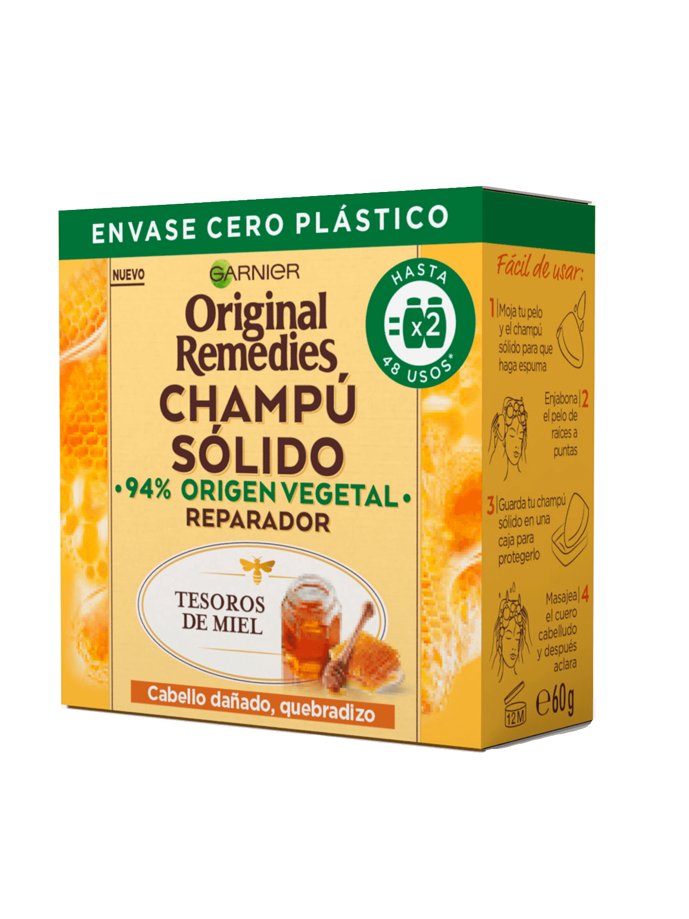 Champú solido Tesoros de Miel - Original Remedies
